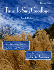 Time To Say Goodbye (Flute and Piano Duet) Sheet Music by Sarah Brightman with Andrea Bocelli