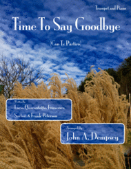 Time To Say Goodbye (Trumpet and Piano Duet) Sheet Music by Sarah Brightman with Andrea Bocelli