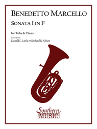 Sonata No. 1 In F Sheet Music by Benedetto Marcello