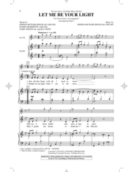 Let Me Be Your Light Sheet Music by Donna Butler Douglas