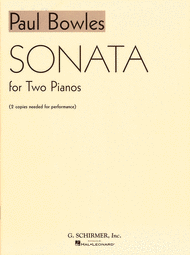 Sonata for 2 Pianos Sheet Music by Paul Bowles
