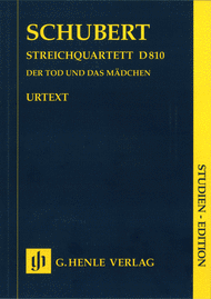 String Quartet "The Death and the Maiden" d minor D 810 Sheet Music by Franz Schubert