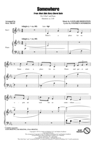 Somewhere (from West Side Story) (arr. Mac Huff) Sheet Music by Leonard Bernstein