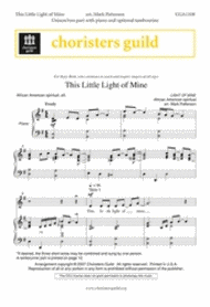 This Little Light of Mine Sheet Music by Mark Patterson