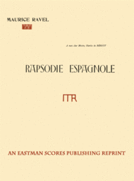 Rapsodie espagnole [pour] piano a 4 mains ou a 2 pianos ad lib Sheet Music by Maurice Ravel