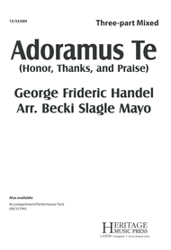 Adoramus Te Sheet Music by George Frideric Handel