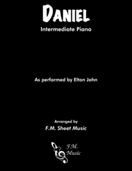 Daniel (Intermediate Piano) Sheet Music by Elton John