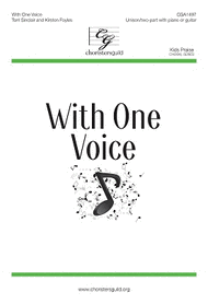 With One Voice Sheet Music by Terri Sinclair