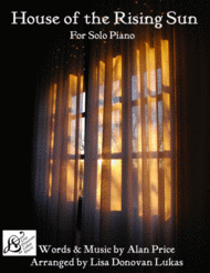 The House Of The Rising Sun - for Solo Piano Sheet Music by The Animals