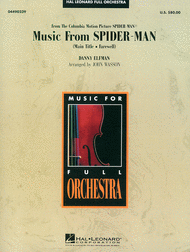 Music From Spider-Man Sheet Music by Danny Elfman