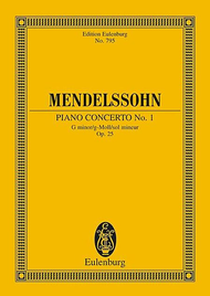Concerto No. 1 G minor op. 25 Sheet Music by Felix Bartholdy Mendelssohn