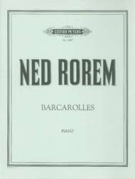 Barcarolles Sheet Music by Ned Rorem