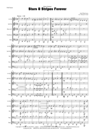 Stars and Stripes forever - Sousa - Brass Quintet Sheet Music by John Philip Sousa
