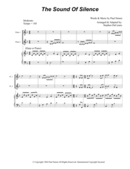 The Sound of Silence (for Flute Ensemble) Sheet Music by Simon And Garfunkel