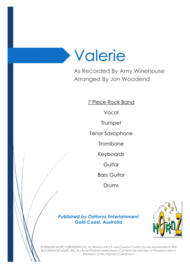 Valerie Sheet Music by Amy Winehouse