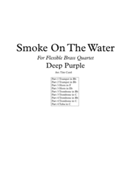 Smoke On The Water for Flexible Brass Quartet Sheet Music by Deep Purple