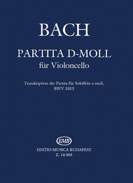 Partita D-Moll fur Violoncello Sheet Music by Pertorini Rezso