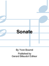 Sonate Sheet Music by Yvon Bourrel