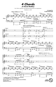 4 Chords (A Choral Medley) Sheet Music by Tim Rice
