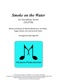 Smoke on the Water - Saxophone Sextet Sheet Music by Deep Purple