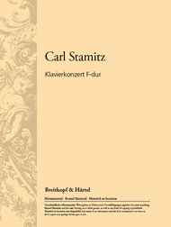 Piano Concerto in F major Sheet Music by Carl Stamitz