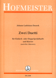 2 Duos Sheet Music by Johann Ladislaus Dussek