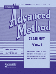 Rubank Advanced Method -  Volume 1 (Clarinet) Sheet Music by Wm Gower