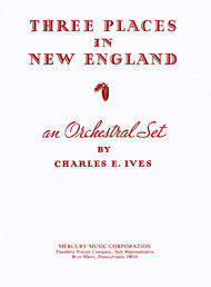 Three Places in New England Sheet Music by Charles Ives