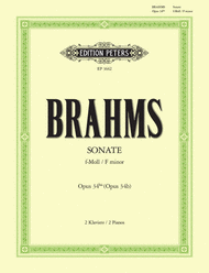 Sonata in F minor Op. 34b Sheet Music by Johannes Brahms