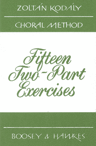 Fifteen 2-part Exercises Sheet Music by Zoltan Kodaly