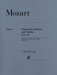 Sonatas for Piano and Violin - Volume III Sheet Music by Wolfgang Amadeus Mozart