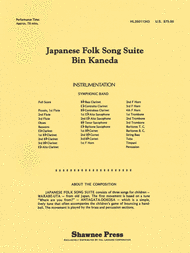Japanese Folk Song Suite Sheet Music by Bin Kaneda