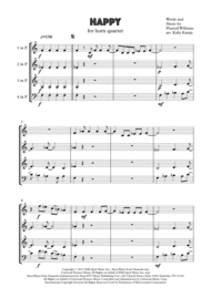Happy (from "Despicable Me 2") by Pharell Williams Sheet Music by Pharrell