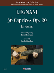 36 Caprices Op. 20 for Guitar Sheet Music by Luigi Legnani