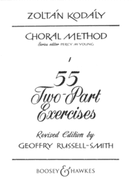 55 2-part Exercises  Kodaly Sheet Music by Zoltan Kodaly