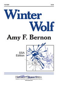 Winter Wolf Sheet Music by Amy F Bernon
