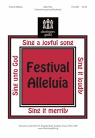 Festival Alleluia Sheet Music by Allen Pote
