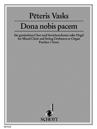 Dona nobis pacem Sheet Music by Peteris Vasks