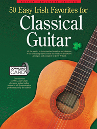 50 Easy Irish Favourites For Classical Guitar Sheet Music by Various Artists