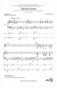 Sansa Kroma (arr. Cristi Cary Miller) Sheet Music by Akan Game Song