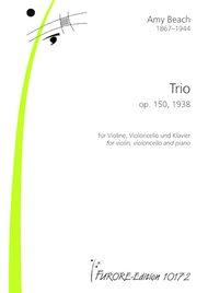 Trio op. 150 (1938) Sheet Music by Amy Marcy Beach