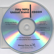 Fifty Nifty United States - Accompaniment CD Sheet Music by Ray Charles