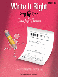 Write It Right - Book 1 Sheet Music by Edna-Mae Burnam