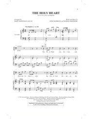 The Holy Heart Sheet Music by Marsha Skidmore