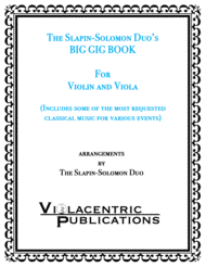 The Slapin-Solomon Duo's Big Gig Book for Violin and Viola Sheet Music by Bach