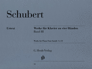 Werke fur Klavier zu vier Handen - Band III Sheet Music by Franz Schubert