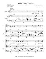Good Friday Cantata Sheet Music by Stephen DeCesare