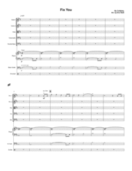 Fix You - Coldplay (String Orch + Rhythm Section) Sheet Music by Coldplay