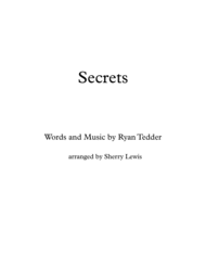 Secrets STRING QUARTET (for string quartet) Sheet Music by OneRepublic