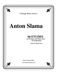 66 Etudes in all Major and Minor Keys for Euphonium Sheet Music by Anton Slama